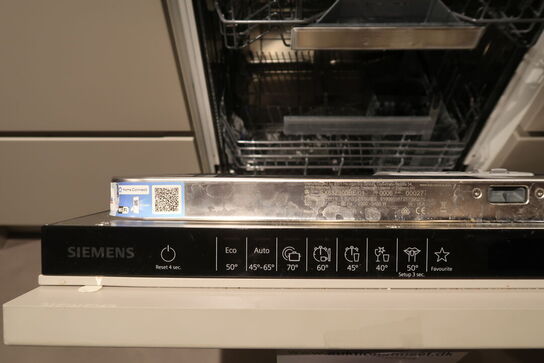 Siemens SX85Z800BE Fuldt integrerbar opvaskemaskine