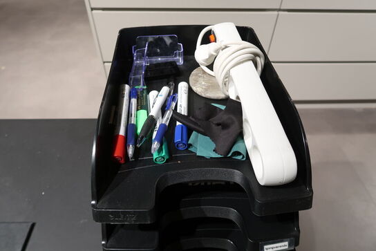 Hæve-/sænkebord + Kontorstol