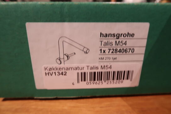 Hansgrohe Talis M54 køkkenarmatur, mat sort