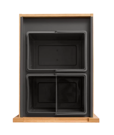 Affaldssystem Edge 40cm Mørkegrå