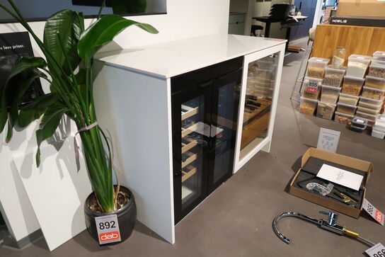 Vinstation med Witt WCBC6082-2BG vinkøleskab 