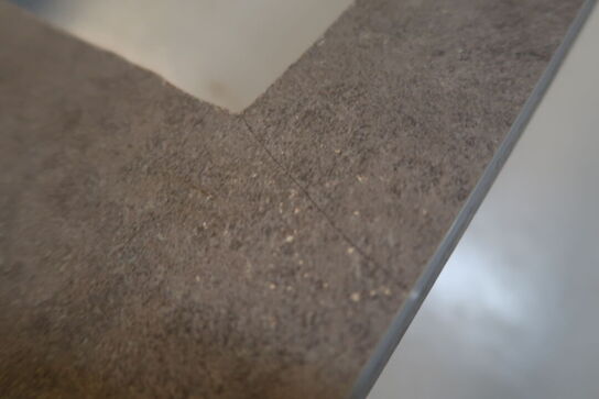 Bordplade med vask & kogeplade hul