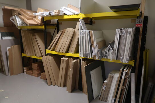 5 fags lagerreol med stålhylder 