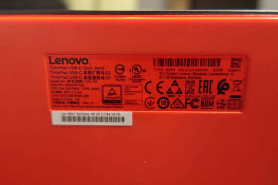 Lenovo Thinkpad USB-C Dock Gen 2