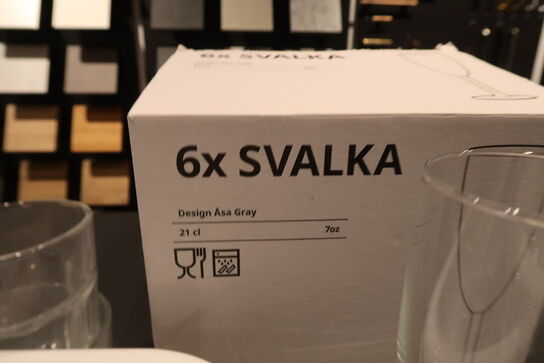 Diverse glas & service 