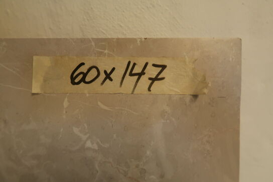 3 stk. Bordplader med vask