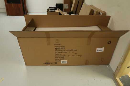 Nordal Loft rack - sort - LIVING AND CO.