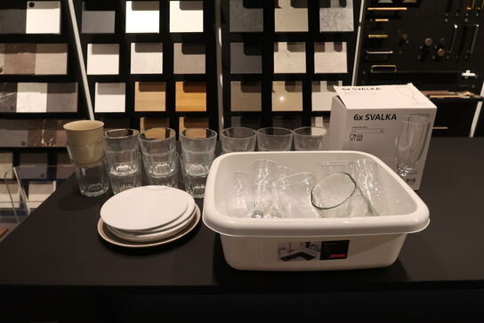 Diverse glas & service 