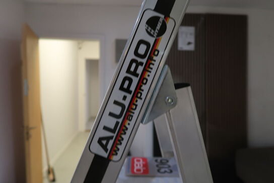 Alu trappestige + vaterpas