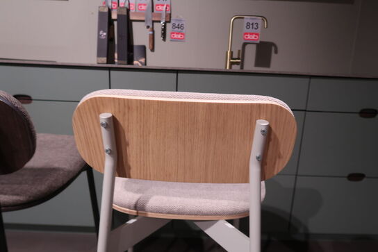 2 stk. Kvik Jigger Barstol med ryglæn 