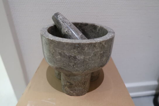 Morter m. støder, HDKulti, Grå/Brun