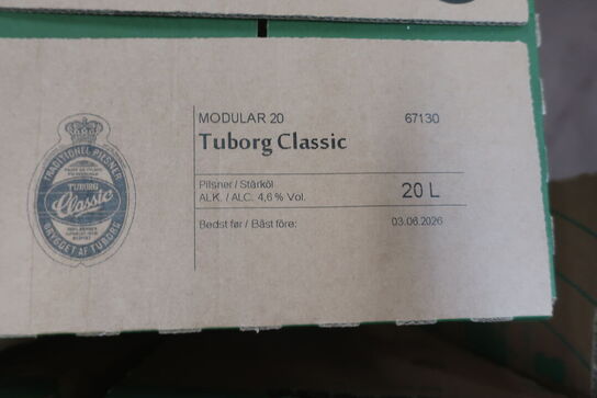 7 stk. ølfustager TUBORG, GRIMBERGEN