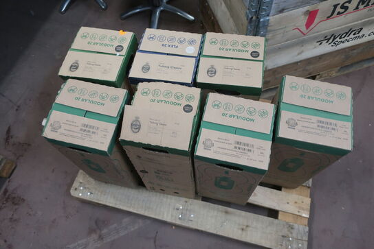 7 stk. ølfustager TUBORG, GRIMBERGEN