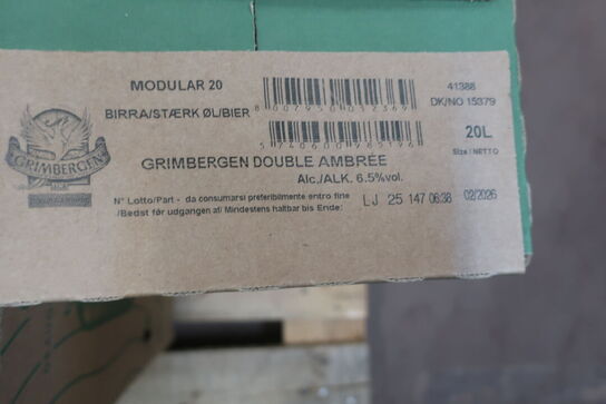 7 stk. ølfustager TUBORG, GRIMBERGEN