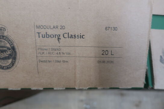 7 stk. ølfustager TUBORG, GRIMBERGEN