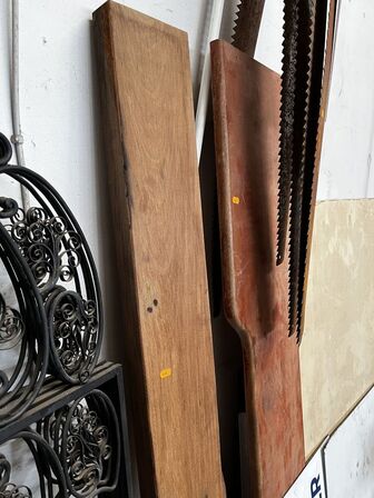 Dele til jernport samt div. Træ