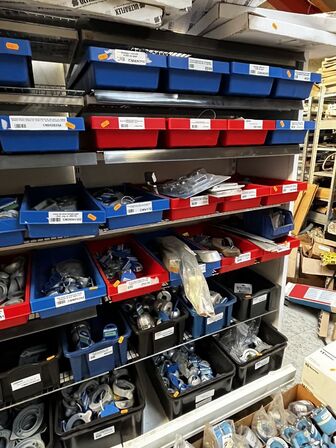 Div. Varelager og reservedele