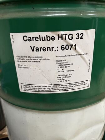 2 stk. tønder olie CASTROL CARELUBE HTG 32