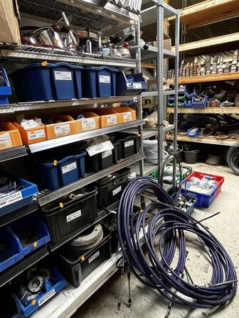 Div. Varelager og reservedele