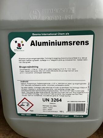 6 dunke aluminiumsrens