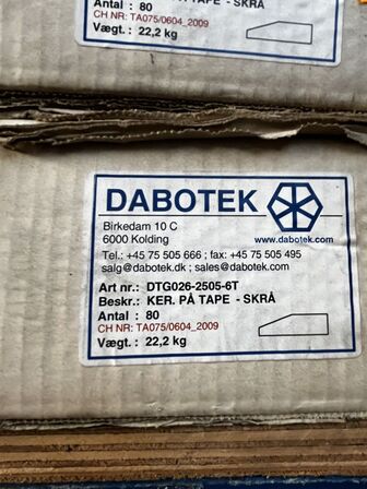 Div. Varelager og reservedele