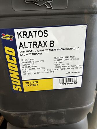 60L olie SUNOCO Kratos Altrax B