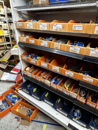 Div. Varelager og reservedele