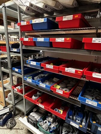 Div. Varelager og reservedele