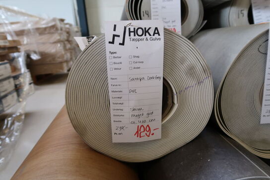 1 rulle PVC Saraya Dark Grey