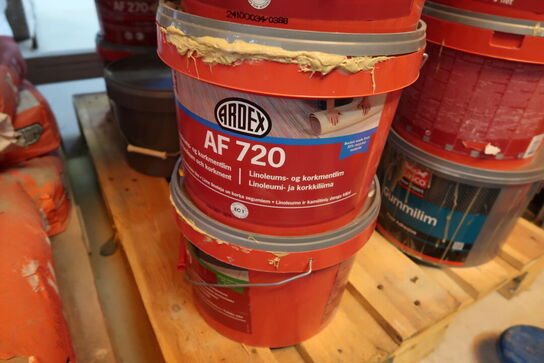 Palle med lim ARDEX AF 165 m.fl.