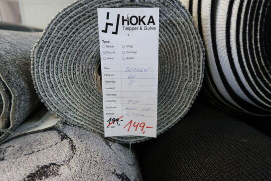 1 rulle gulvtæppe BERGEN