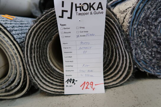 1 rulle gulvtæppe PORTO