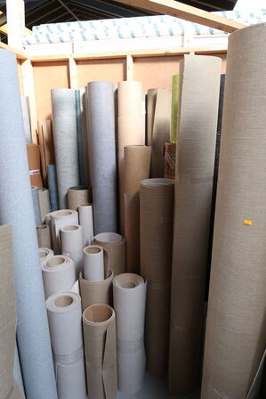 Div. Ruller pvc/vinyl/linoleum der er både hele/ubrugt og bruge ruller