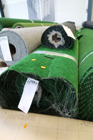 1 rulle gulvtæppe GREEN