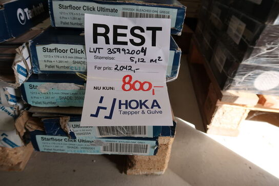 5 pakker gulv TARKETT Starfloor Click Ultimate