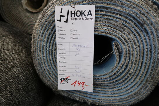 1 rulle gulvtæppe BERGEN