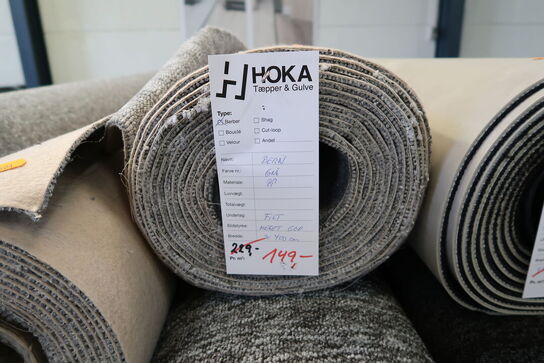 1 rulle gulvtæppe BERN