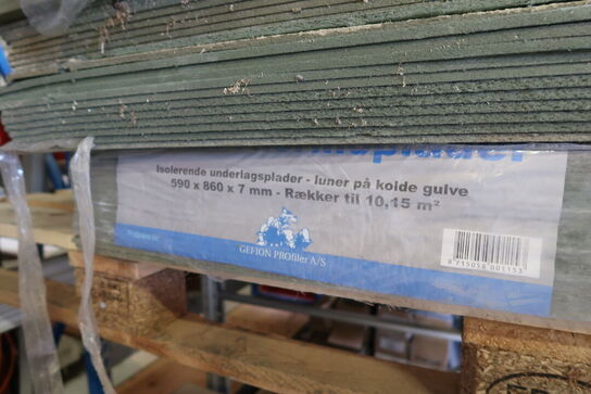 Palle med div. Gulvunderlag