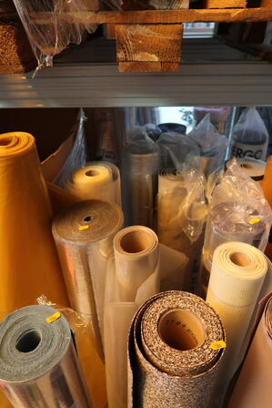 Div. Ruller med underlag m.m.