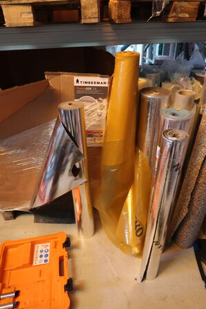 Div. Ruller med underlag m.m.