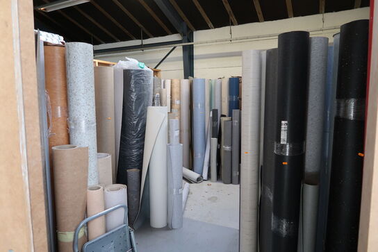 Div. Ruller pvc/vinyl/linoleum der er både hele/ubrugt og bruge ruller