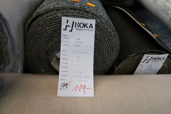 1 rulle gulvtæppe HELSINGØR