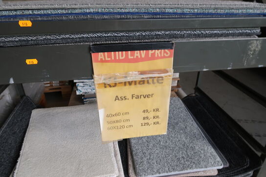 Stativ med div. Måtter