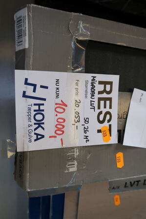 13 pakker gulv MIGDAN LVT Dryback