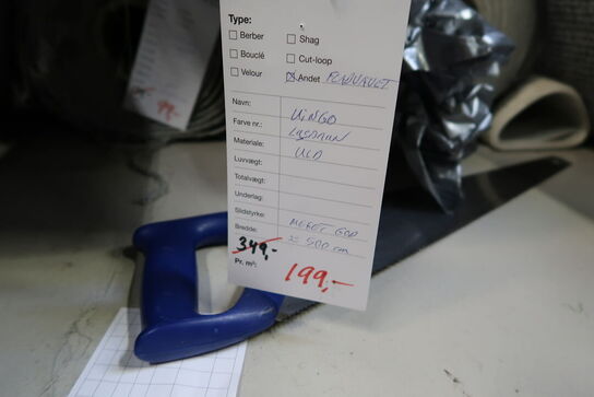 1 rulle gulvtæppe VINGO