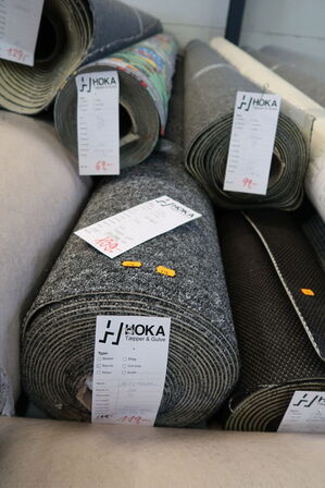 1 rulle gulvtæppe HELSINGØR