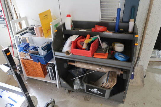 2 stk. sortimentsreoler med indhold