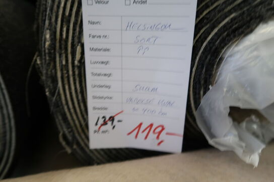 1 rulle gulvtæppe HELSINGØR