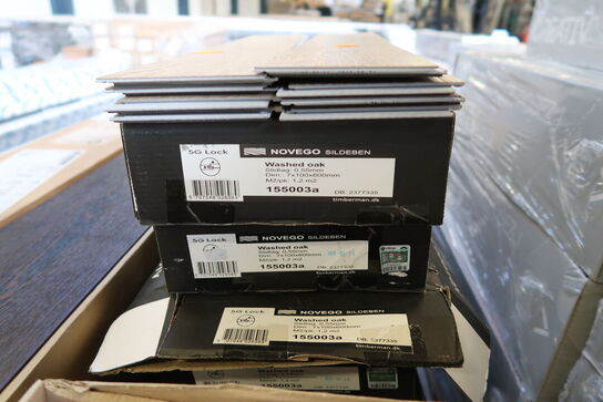 8 pakker gulv NOVEGO Sildeben Washed Oak