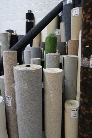 Div. Ruller med gulvtæpper